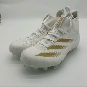 Adizero Football Cleats 'White Gold Metallic'